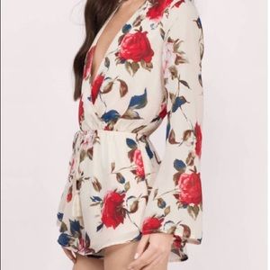 Other - Floral white romper Other - Floral white romper